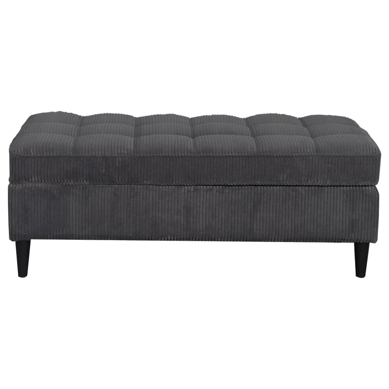 Lindhus Fotpall 120 cm i manchester - Antracit - Möbler - Fåtölj & stolar - Pall & puff - Sittpuff