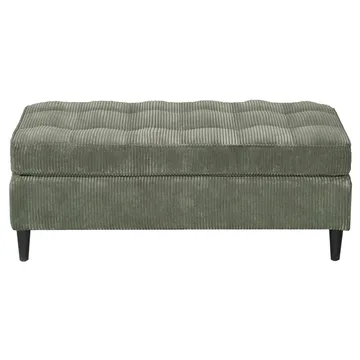 Lindhus Fotpall 120 cm i manchester - grön - Möbler - Fåtölj & stolar - Pall & puff - Sittpuff