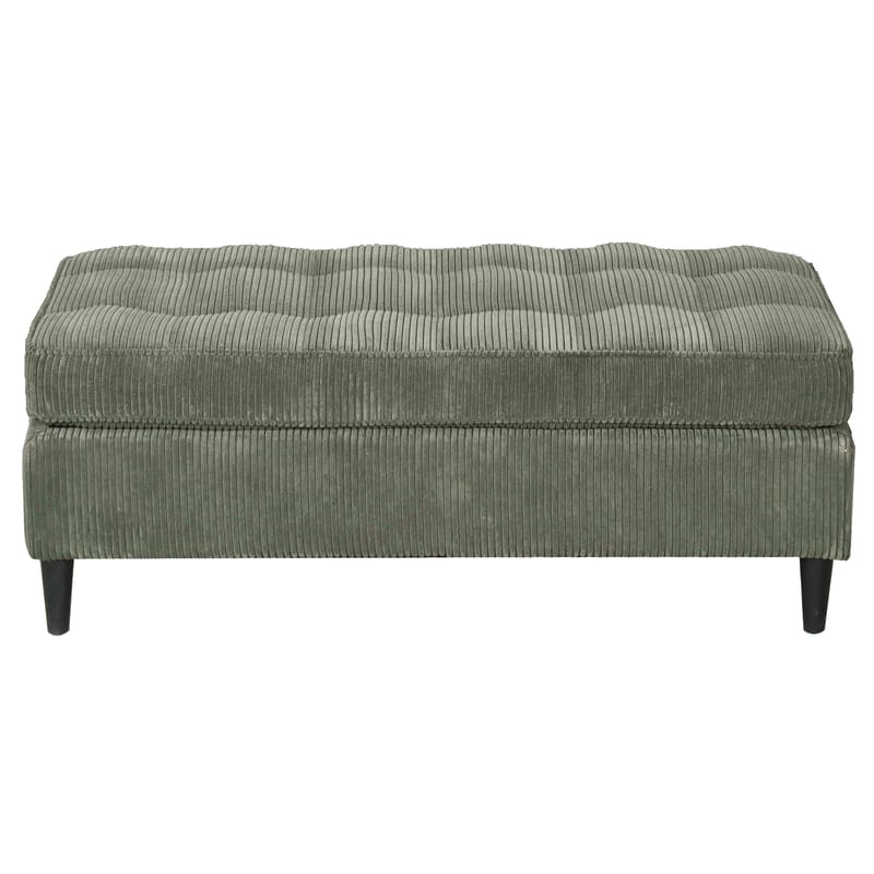 Lindhus Fotpall 120 cm i manchester - grön - Möbler - Fåtölj & stolar - Pall & puff - Sittpuff