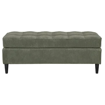 Lindhus Fotpall 120 cm i manchester - grön - Möbler - Fåtölj & stolar - Pall & puff - Sittpuff