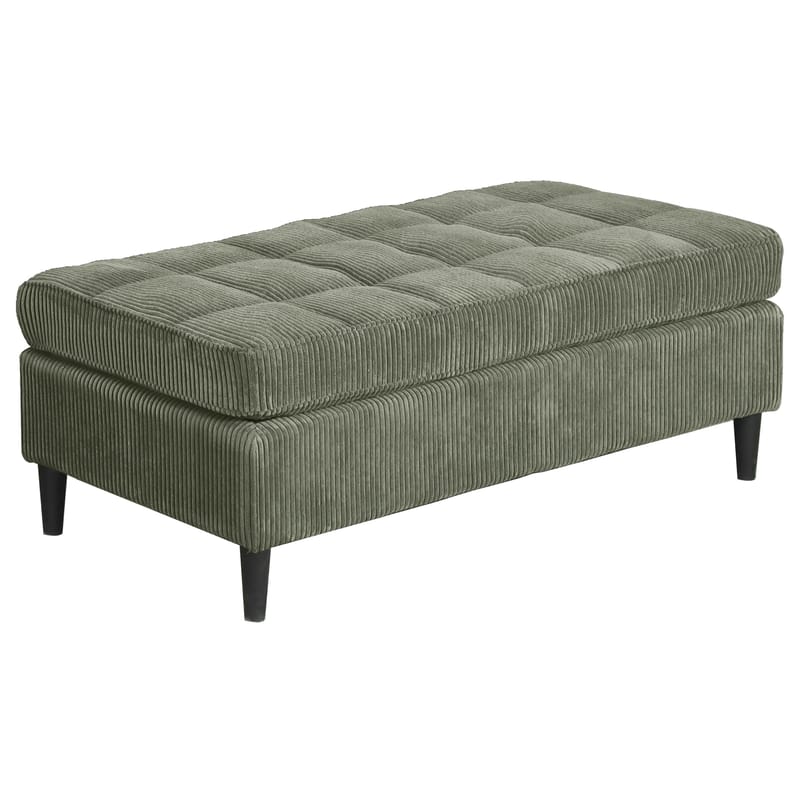 Lindhus Fotpall 120 cm i manchester - grön - Möbler - Fåtölj & stolar - Pall & puff - Sittpuff