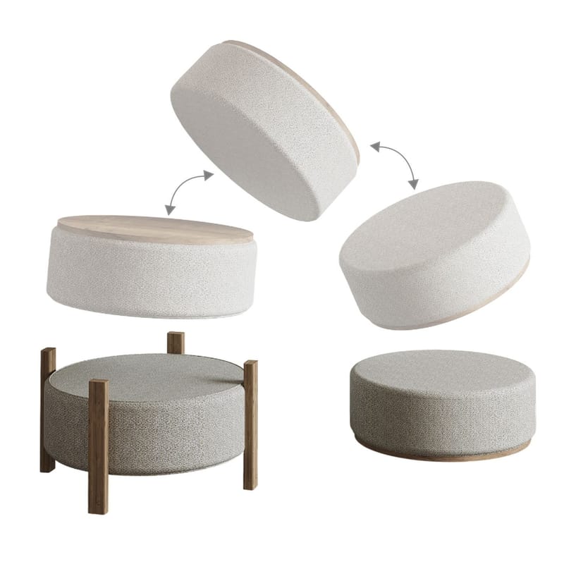 Lovin Sittpuff 47 cm - Möbler - Fåtölj & stolar - Pall & puff - Sittpuff
