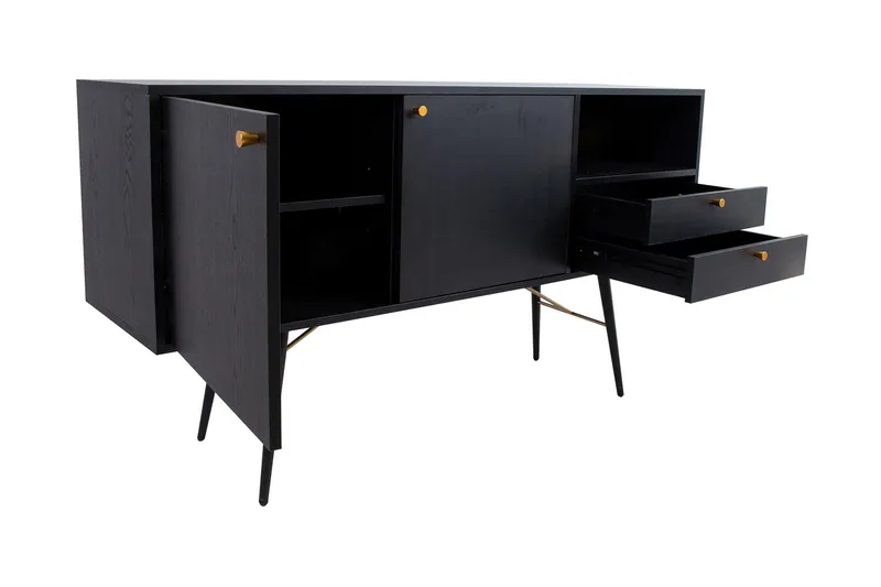 Luxemburg Byrö Svart/Koppar - Förvaring - Förvaringsmöbler - Sideboard & skänk