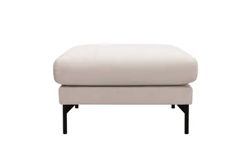 Menard Fotpall i Sammet - Beige - Möbler - Fåtölj & stolar - Pall & puff - Fotpallar