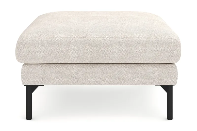 Menard Tyg Fotpall 87 cm Bred - Beige - Möbler - Fåtölj & stolar - Pall & puff - Fotpallar