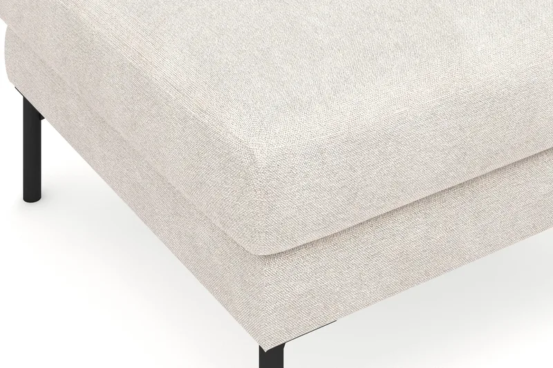 Menard Tyg Fotpall 87 cm Bred - Beige - Möbler - Fåtölj & stolar - Pall & puff - Fotpallar