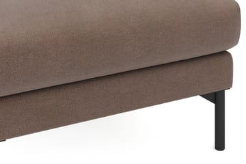 Menard Tyg Fotpall 87 cm Bred - Brun - Möbler - Fåt ölj & stolar - Pall & puff - Fotpallar