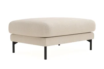 Menard Premium Fotpall i Chenille - Ljusbeige - Möbler - Fåtölj & stolar - Pall & puff - Fotpallar