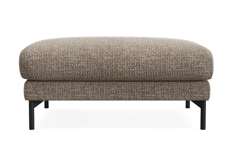 Menard Premium Fotpall i Chenille, Brun