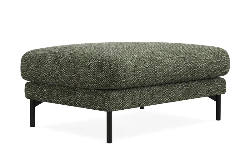 Menard Premium Fotpall i Chenille - Grön - Möbler - Fåtölj & stolar - Pall & puff - Fotpallar