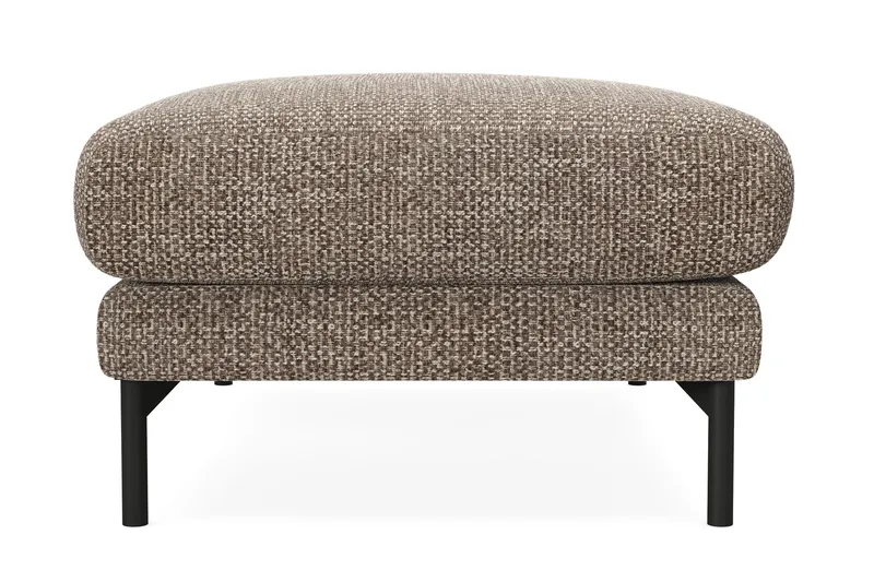 Menard Premium Fotpall i Chenille - Brun - Möbler - Fåtölj & stolar - Pall & puff - Fotpallar