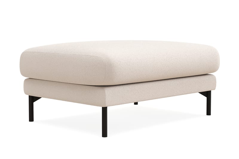 Menard Premium Fotpall i Bouclé - Ljusbeige - Möbler - Fåtölj & stolar - Pall & puff - Fotpallar