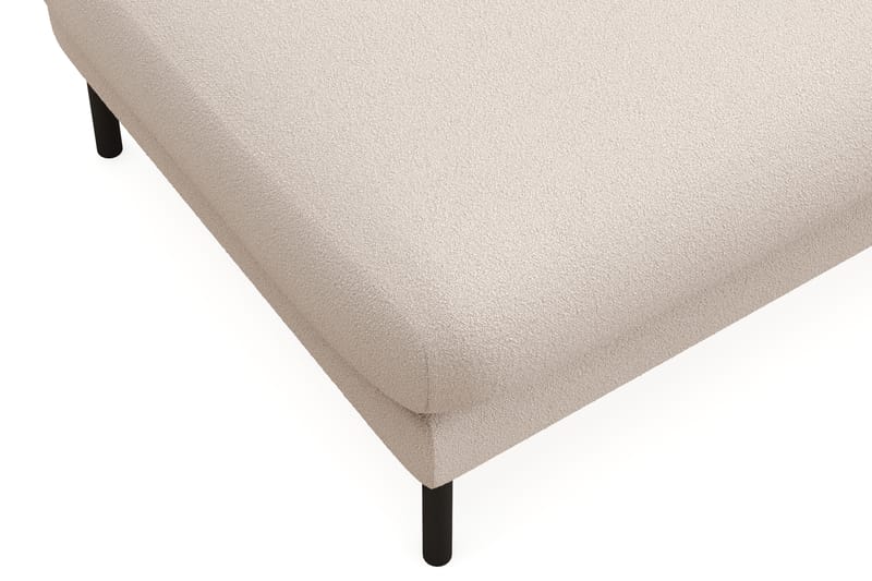 Menard Premium Fotpall i Bouclé - Ljusbeige - Möbler - Fåtölj & stolar - Pall & puff - Fotpallar