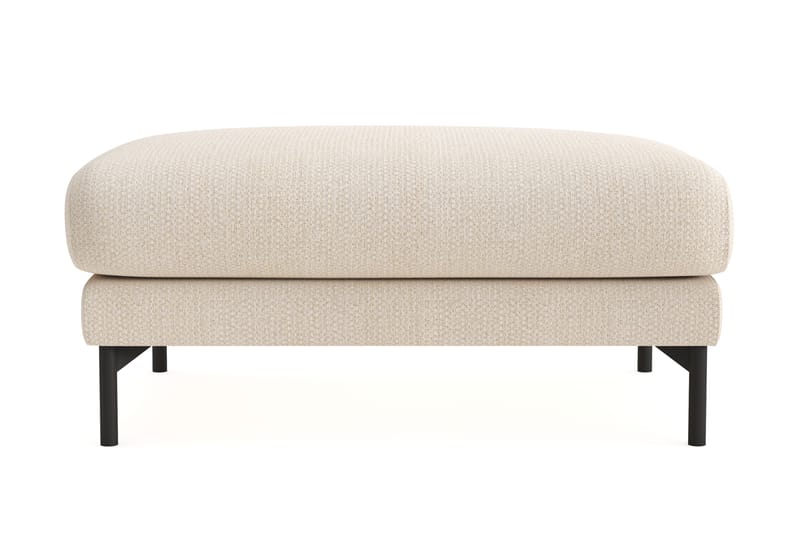Menard Premium Fotpall i Chenille - Ljusbeige - Möbler - Fåtölj & stolar - Pall & puff - Fotpallar