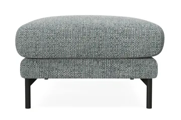 Menard Premium Fotpall i Chenille - Grå/Blå - Möbler - Fåtölj & stolar - Pall & puff - Fotpallar