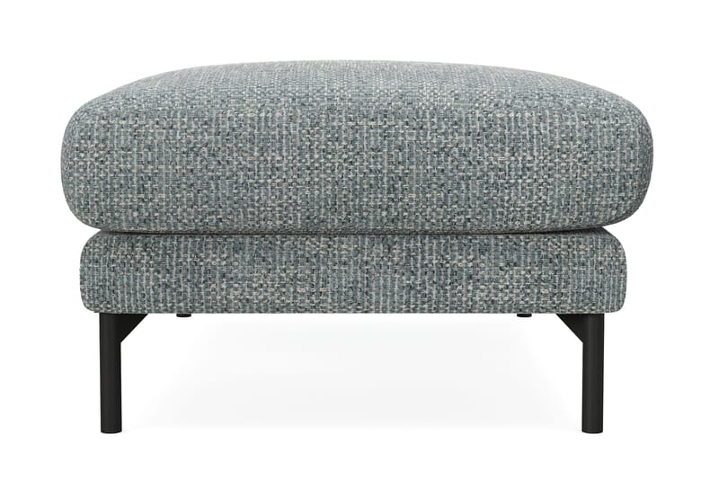 Menard Premium Fotpall i Chenille - Grå/Blå - Möbler - Fåtölj & stolar - Pall & puff - Fotpallar