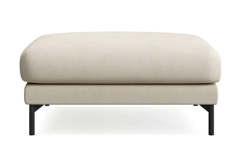 Menard Premium Fotpall i Tyg - Beige - Möbler - Fåtölj & stolar - Pall & puff - Fotpallar