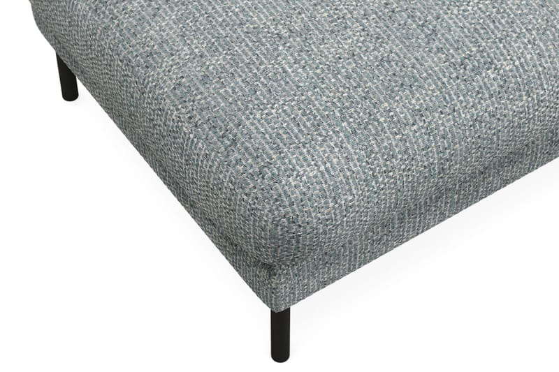 Menard Premium Fotpall i Chenille - Grå/Blå - Möbler - Fåtölj & stolar - Pall & puff - Fotpallar