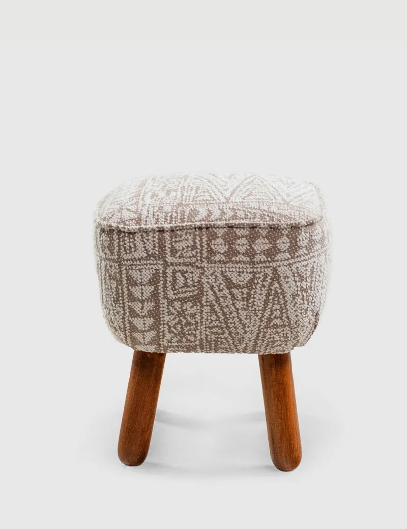 Merabe Sittpuff 40 cm - Beige - Möbler - Fåtölj & stolar - Pall & puff - Sittpuff