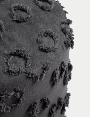 Meric Sittpuff 40 cm Rund - Antracit - Möbler - Fåtölj & stolar - Pall & puff - Sittpuff