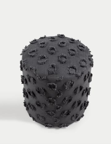 Meric Sittpuff 40 cm Rund - Antracit - Möbler - Fåtölj & stolar - Pall & puff - Sittpuff