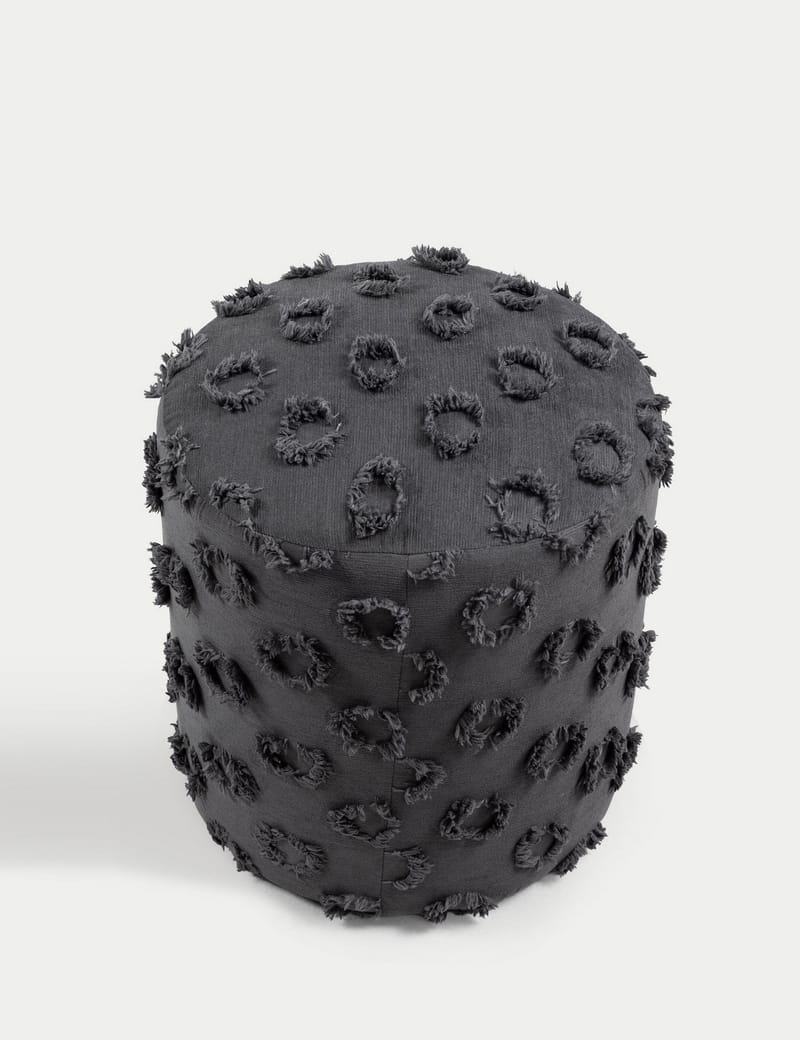 Meric Sittpuff 40 cm Rund - Antracit - Möbler - Fåtölj & stolar - Pall & puff - Sittpuff