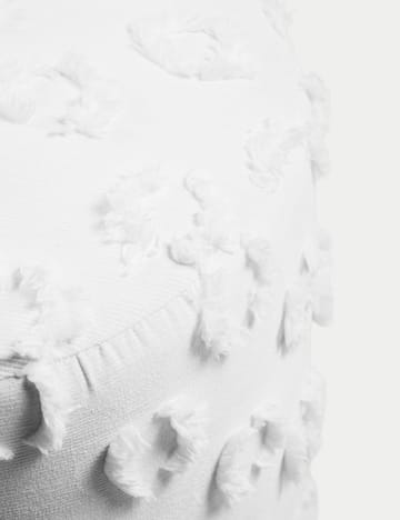 Meric Sittpuff 40 cm Rund - Vit - Möbler - Fåtölj & stolar - Pall & puff - Sittpuff