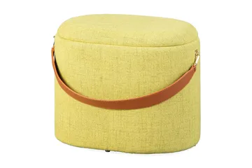 Micarone Pall - Gul/Grön - Möbler - Fåtölj & stolar - Pall & puff