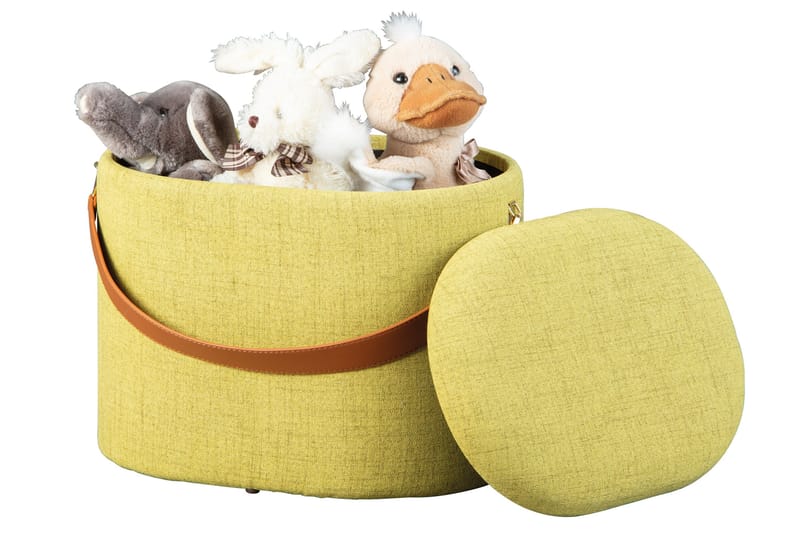 Micarone Pall - Gul/Grön - Möbler - Fåtölj & stolar - Pall & puff