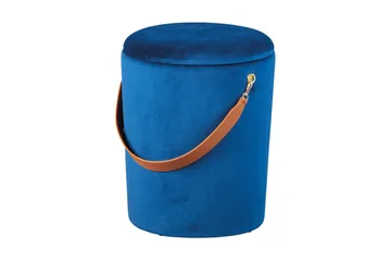 Nakisha Pall - Blå - Möbler - Fåtölj & stolar - Pall & puff