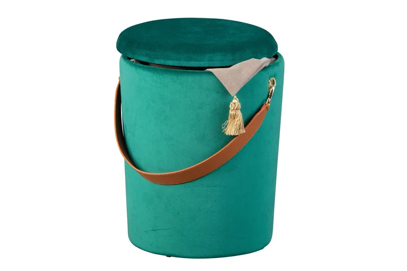 Nakisha Pall - Grön - Möbler - Fåtölj & stolar - Pall & puff