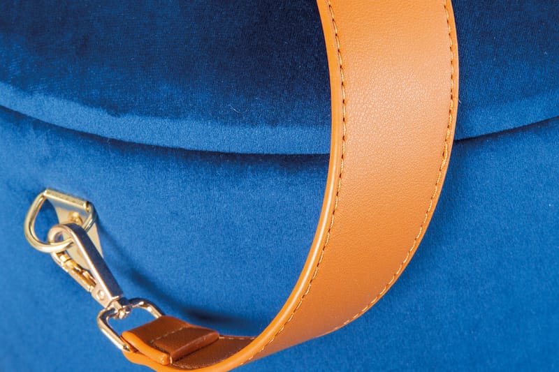 Nakisha Pall - Blå - Möbler - Fåtölj & stolar - Pall & puff