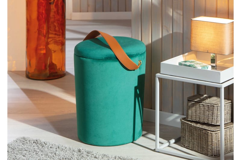 Nakisha Pall - Grön - Möbler - Fåtölj & stolar - Pall & puff