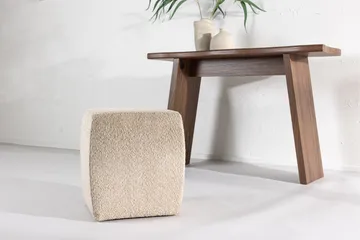 Neapel Fotpall - Beige - Möbler - Fåtölj & stolar - Pall & puff - Fotpallar