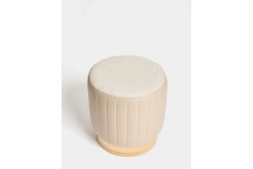 Neylor Fotpall 40 cm - Beige - Möbler - Fåtölj & stolar - Pall & puff - Fotpallar
