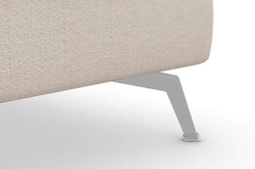 Ocean Lyx Fotpall - Beige/Krom - Möbler - Fåtölj & stolar - Pall & puff - Fotpallar