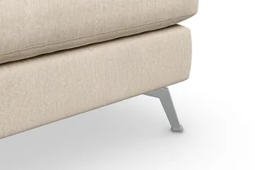 Ocean Lyx Fotpall - Beige/Sammet - Möbler - Fåtölj & stolar - Pall & puff - Fotpallar