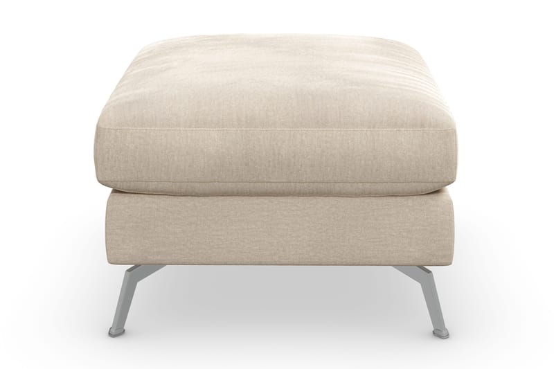 Ocean Lyx Fotpall - Beige/Sammet - Möbler - Fåtölj & stolar - Pall & puff - Fotpallar