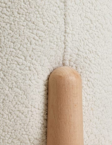 Orryn Sittpuff 40 cm Rund - Vit - Möbler - Fåtölj & stolar - Pall & puff - Sittpuff