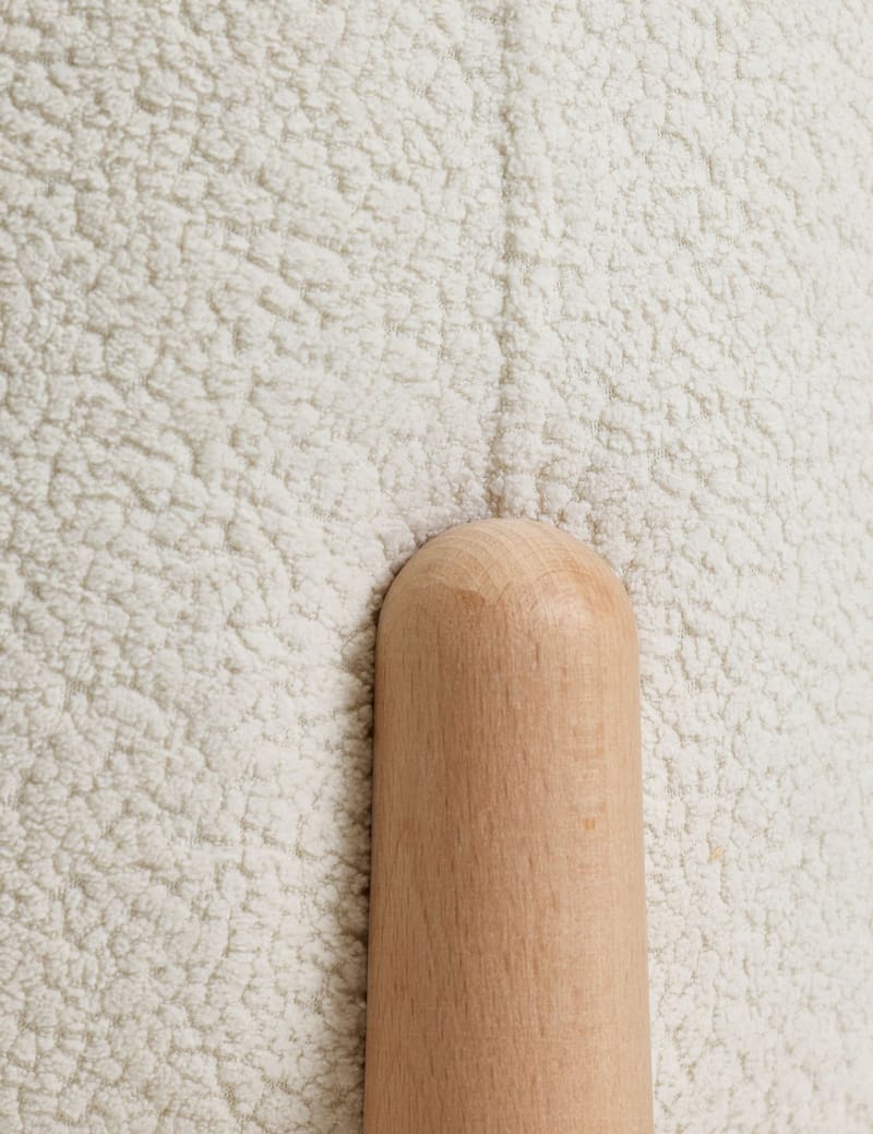 Orryn Sittpuff 40 cm Rund - Vit - Möbler - Fåtölj & stolar - Pall & puff - Sittpuff