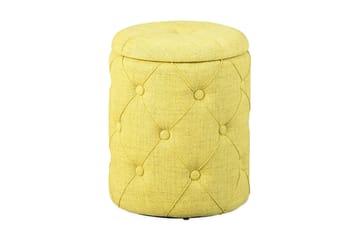 Ozie Pall - Gul/Grön - Möbler - Fåtölj & stolar - Pall & puff