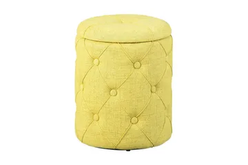 Ozie Pall - Gul/Grön - Möbler - Fåtölj & stolar - Pall & puff