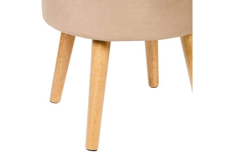 Pall Neely Beige - Beige - Möbler - Fåtölj & stolar - Pall & puff - Fotpallar
