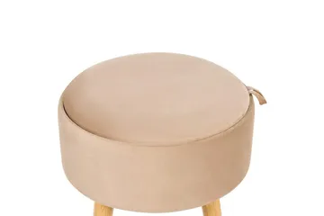 Pall Neely Beige - Beige - Möbler - Fåtölj & stolar - Pall & puff - Fotpallar