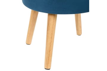 Pall Neely Blå - Blå - Möbler - Fåtölj & stolar - Pall & puff - Fotpallar