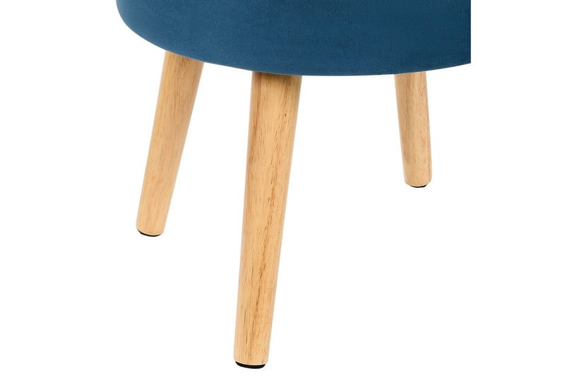 Pall Neely Blå - Blå - Möbler - Fåtölj & stolar - Pall & puff - Fotpallar