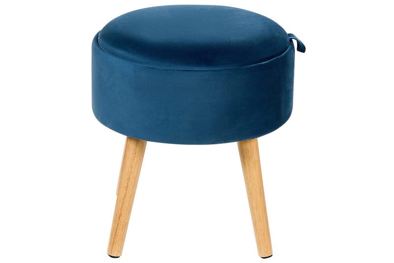 Pall Neely Blå - Blå - Möbler - Fåtölj & stolar - Pall & puff - Fotpallar