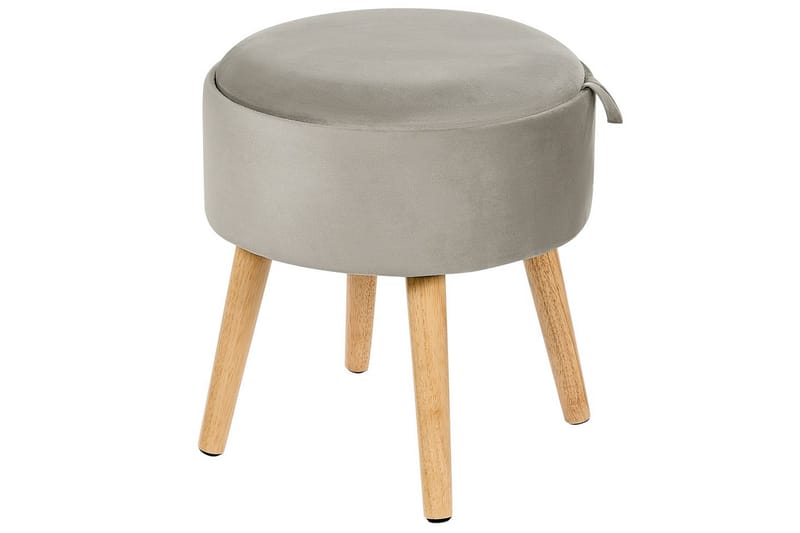 Pall Neely Grå - Grå - Möbler - Fåtölj & stolar - Pall & puff - Fotpallar