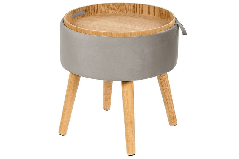 Pall Neely Grå - Grå - Möbler - Fåtölj & stolar - Pall & puff - Fotpallar
