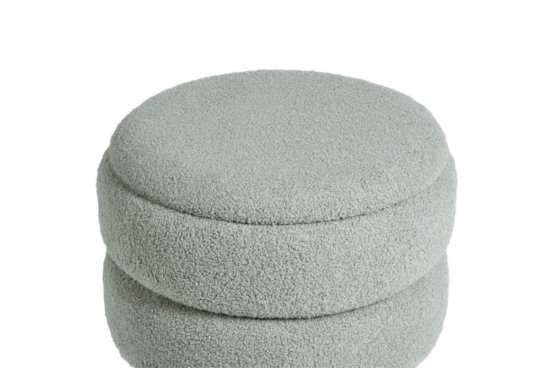 Pall Okaton Grönt/ljust trä - Grönt/ljust trä - Möbler - Fåtölj & stolar - Pall & puff - Fotpallar